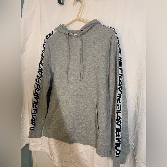 Grey Fila Hoodie - Picture 2 of 10